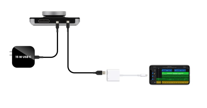 How to connect Duet 3 to iPhone (or iPad with Lightning port)